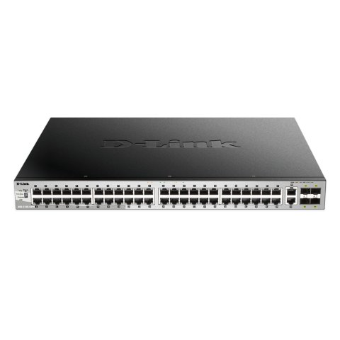 Switch Gestionable L3 D-link Stackable Dgs-3130-54ps si 48p Poe (370w) Giga + 2p 10g + 4p 10g Sfp+