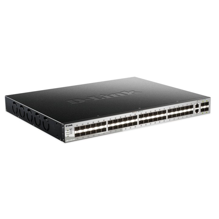 Switch Gestionable L3 D-link Stackable Dgs-3130-54s si 48p Sfp+ 2p 10g + 4p 10g Sfp+
