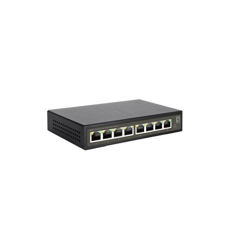 Switch Semigestionable Level One Hilbert 8p Giga Carcasa Metalica
