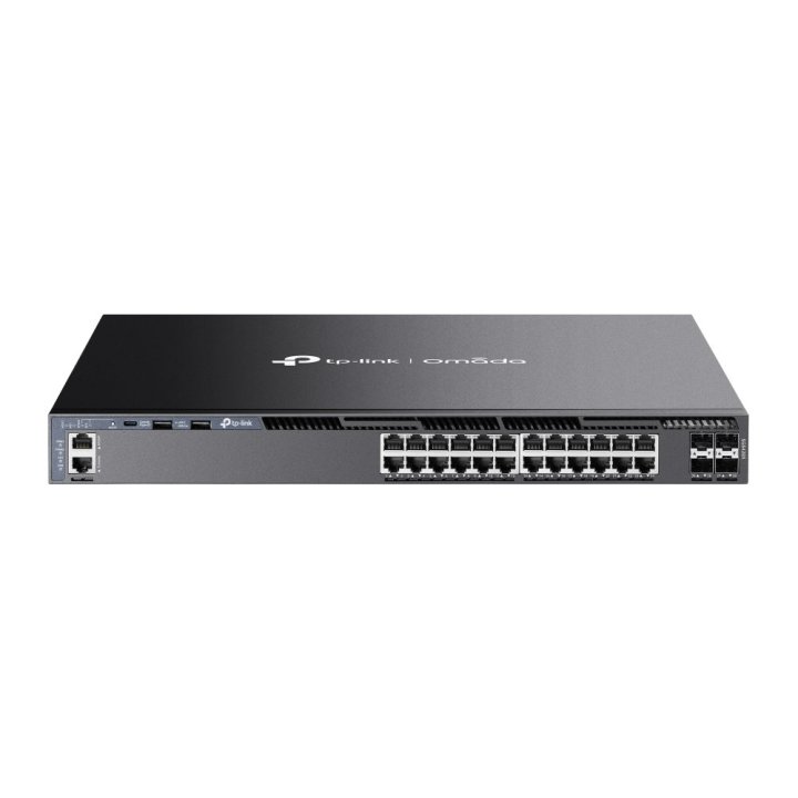 Switch Gestionable L3 Tp-link Sg6428x 24p Gigabit Con 4 Slots Sfp+ 10g Puerto De Consola Rj45 usb-c Rack 1u 19"