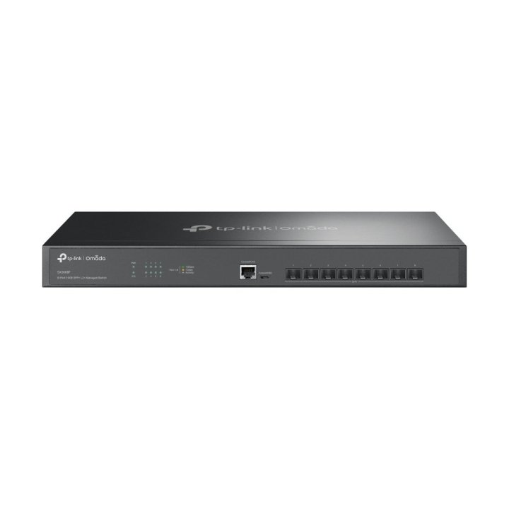 Switch Gestionable L2+ Tp-link Sx308f 8p 10gbps Sfp+ L2+ Doble Fuente Redundante Gestion Omada Sdn Administracion Web