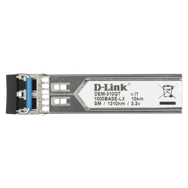 Transceiver D-link Dem-310gt 10 Giga Monomodo Lc 3,3v Hasta 10km - Kit De 10 Uds