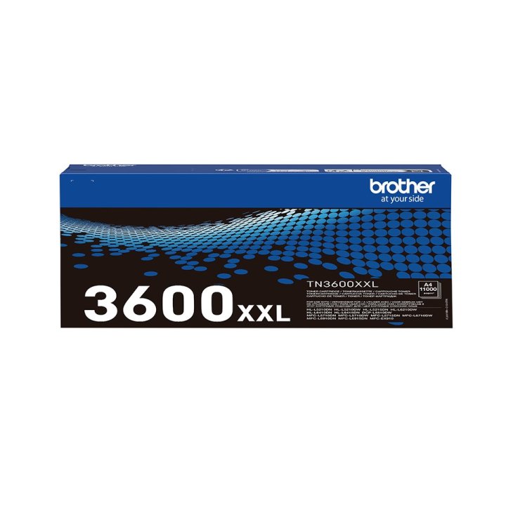 Toner Brother Tn3600xxl Hll5210dn, Hll6210dw Negro 11000pag
