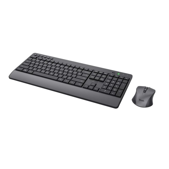 Pack Teclado Y Mouse Inalambrico Trezo Con Teclas Silenciosas Y Fabricado Con Material Reciclado