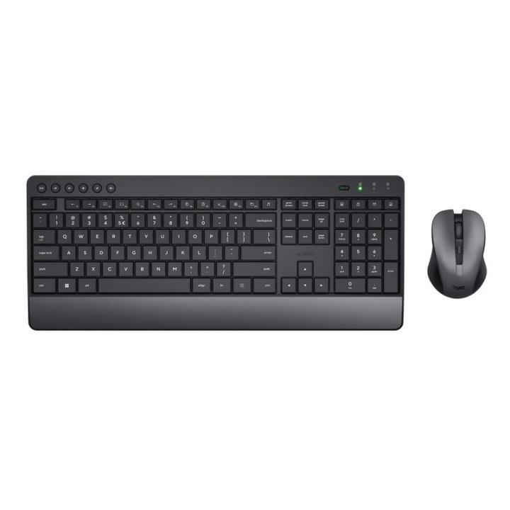 Pack Teclado Y Mouse Inalambrico Trezo Con Teclas Silenciosas Y Fabricado Con Material Reciclado