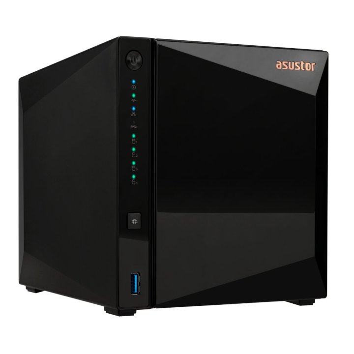Servidor Nas Asustor Drivestor 4 Pro As3304t V2 4 Bahias Realtek Rtd1296 Quad1.4ghz 2gb Lan 2.5 Usb 