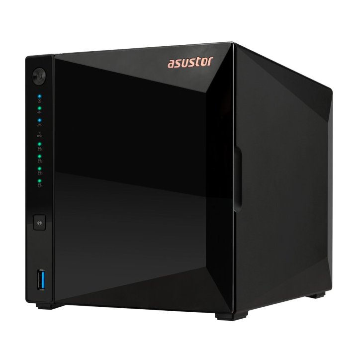 Servidor Nas Asustor Drivestor 4 Pro As3304t V2 4 Bahias Realtek Rtd1296 Quad1.4ghz 2gb Lan 2.5 Usb 
