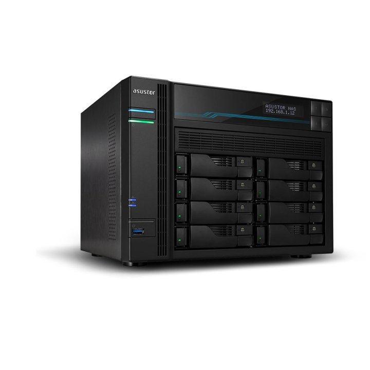 Servidor Nas Asustor As6510t 10 Bahias Atom C3538 Quad Core Denverton 2.1ghz 8gb 2x2.5gbe 2x10gbe Raid 0,1 Jbod Sata6gb Usb 3