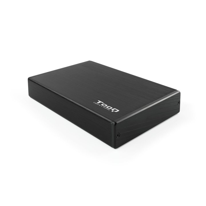 Caja Externa 3.5" Usb 3.0 Tooq Tqe-3527b Para Hd 3,5" Sata Usb 3.0 Negra