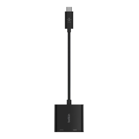 Adaptador Belkin Avc002btbk Usb-c A Hdmi + Carga 60w Color Negro