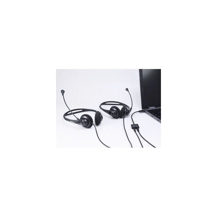 Adaptador Usb-c Equip A Audio Dac 2 Jack 3.5mm Hembra Para Auricular Y Microfono