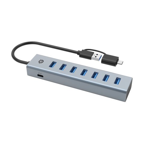 Hub Usb 3.0 Conceptronic Hubbies21g 7 Puertos  Usb-c A  7xusb-a