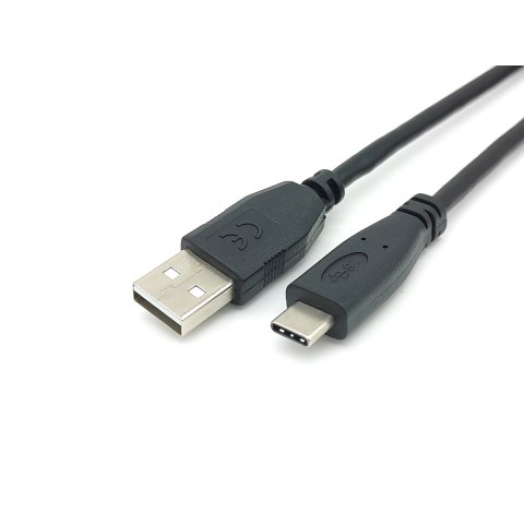 Cable Usb-c A Usb-a 2.0  Macho 3m Transferencia 480mbps Color Negro