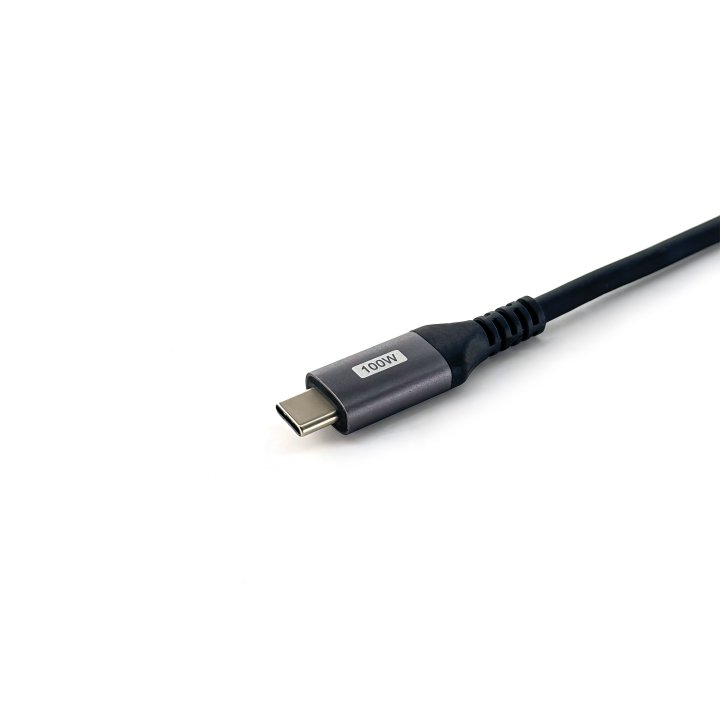 Cable Usb-c Macho - Usb-c Macho Acodado 90º 2 Metro Equip 5a 100w 480mbps