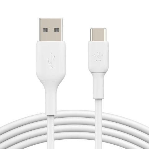 Cable Belkin Cab001bt1mwh2pk Usb-c A Usb-a Boos Charge™ 1m Color Blanco Pack 2 Unidades
