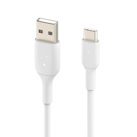 Cable Belkin Cab001bt1mwh2pk Usb-c A Usb-a Boos Charge™ 1m Color Blanco Pack 2 Unidades