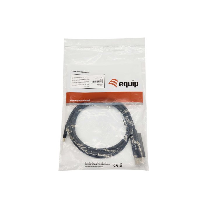 Cable Usb-c A Displayport 1.2 Macho Macho 2m Equip 4k 60hz Ref. 133427