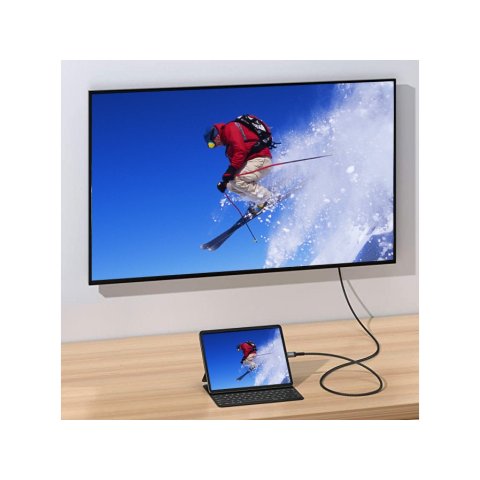 Cable Usb-c A Hdmi Macho Macho 1m Equip 4k 60hz Carcasa Conector Aluminio Ref. 133415