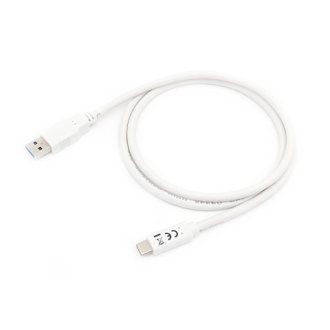 Cable Usb-a Macho Usb-c Macho Usb 3.2 2m Transferencia 5g 3a Color Blanco