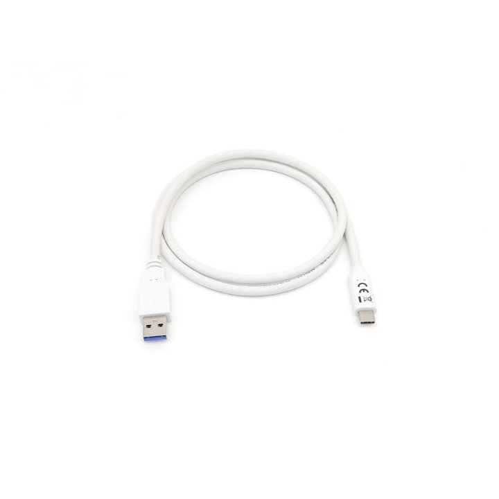 Cable Usb-a Macho Usb-c Macho Usb 3.2 2m Transferencia 5g 3a Color Blanco
