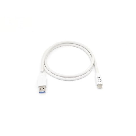 Cable Usb-a Macho Usb-c Macho Usb 3.2 2m Transferencia 5g 3a Color Blanco