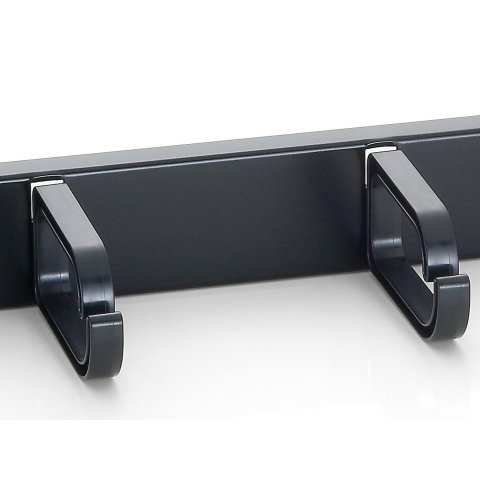 Panel Organizador De Cables Color Negro 1u Para Armario Rack 1 Ud