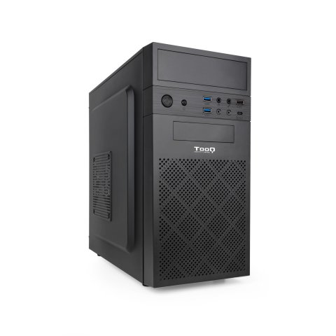 Caja Minitorre Matx Tooq Tqc-4701u3c-b Micro Atx mini Itx Negra Frontal 2xusb3.0 1xusb2.0 Audio Lector De Tarjetas