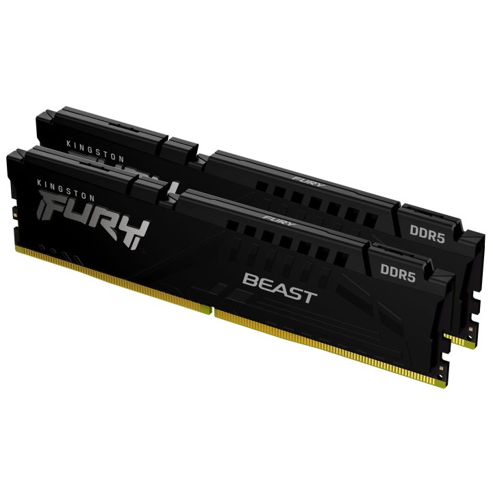 Ddr5 32gb Kit - 32 Gb  2 X 16 5200mhz Kingston Fury Beast Pc5-41600 Kf552c40bbk2-32