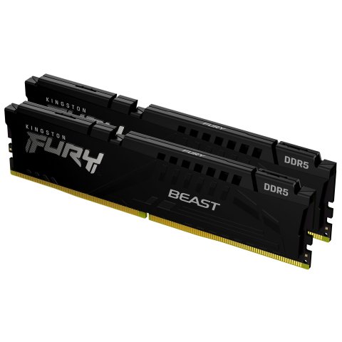 Ddr5 32gb Kit - 32 Gb  2 X 16 5200mhz Kingston Fury Beast Pc5-41600 Kf552c40bbk2-32