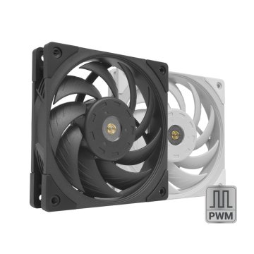 Ventilador Interno Mars Gaming Mfnc Black 12x12cm Rodamiento Fdb De Cobre Hiperbalanceado Ultrasilencioso Conexion Pwm 2