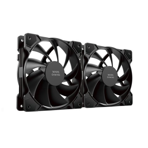 Kit 2xventilador Interno Mars Gaming Mf-prox2 Black Ultra Silenciosos Fdb Bearing Antivibración