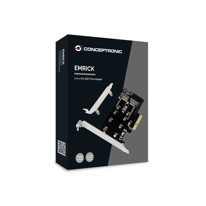 Controladora Pcie Conceptronic Emrick04b Pcie X4 2 Puertos Ssd M2