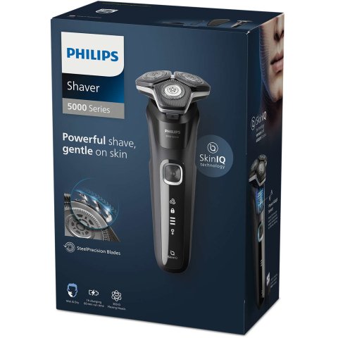 Afeitadora Philips S5898 35 Color Negro Uso En Humedo Y Seco Inalambrica Estuche