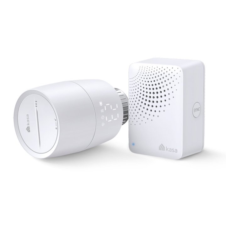 Kit Tp-link Kasa Valvula Termostatica Y Hub Para Radiador Control Por Voz Compatible Con Asistentes 