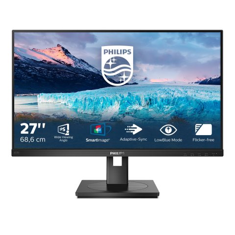 Monitor Philips 24" 272s1ae Dmi Dvi-d Vga Displayport Full Hd 1920 X 1080 75hz 4ms Vesa