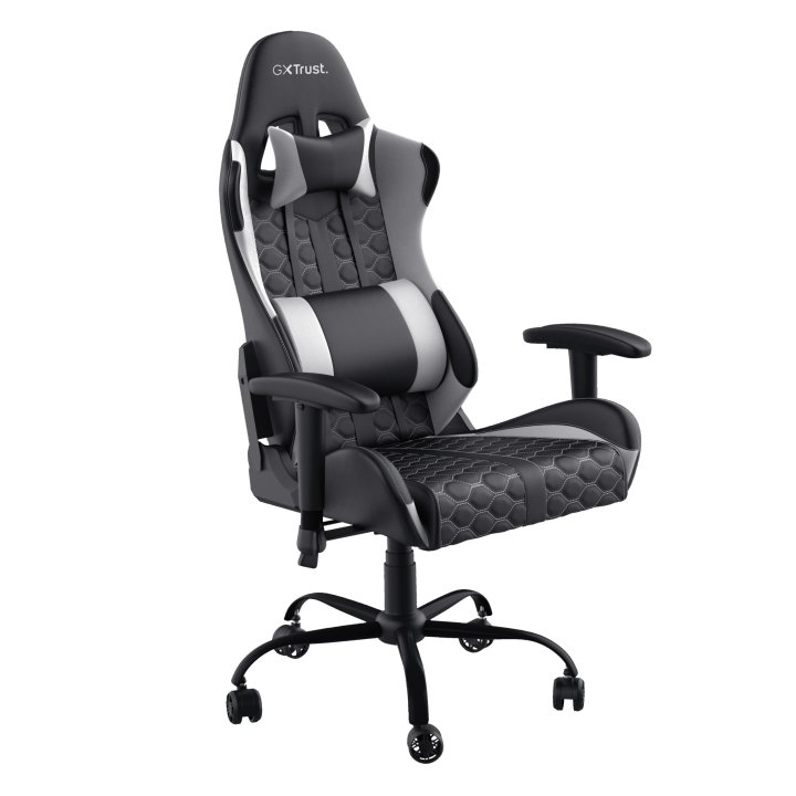 Silla Gamer Trust Gxt 708 Resto Gaming Giratoria 360 Elevador De Gas Clase 4 Respaldo Ajustable Entre 90º Y 180º Color Negro 