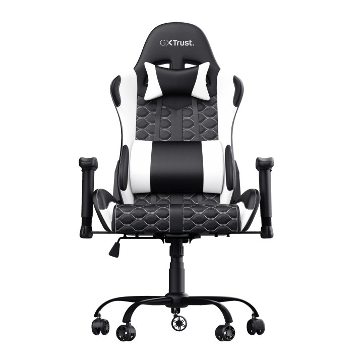 Silla Gamer Trust Gxt 708 Resto Gaming Giratoria 360 Elevador De Gas Clase 4 Respaldo Ajustable Entre 90º Y 180º Color Negro 
