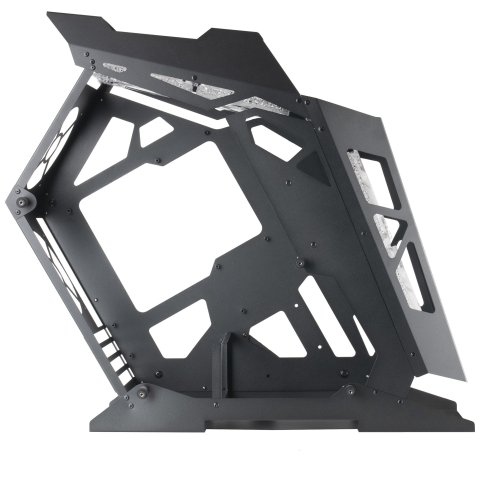 Caja Microatx Gaming Mars Gaming Mc61 Black Diseño Premium Controladora Argb Con Mando 4 Ventiladores De 120 Rgb Sin Fuente