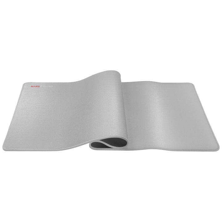 Alfombrilla Mars Gaming Mmpxl Silver 800x300mm Doble Capa De Nanotejido Y Goma Natural