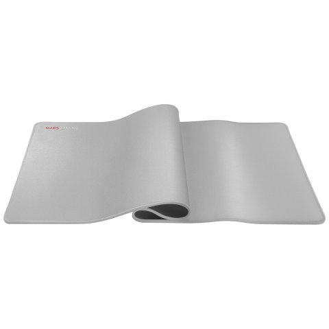 Alfombrilla Mars Gaming Mmpxl Silver 800x300mm Doble Capa De Nanotejido Y Goma Natural