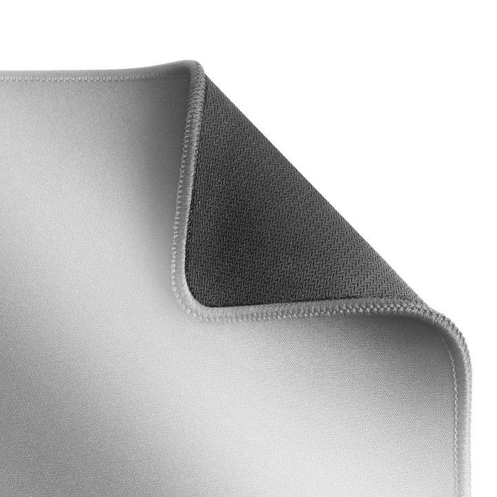 Alfombrilla Mars Gaming Mmpxl Silver 800x300mm Doble Capa De Nanotejido Y Goma Natural