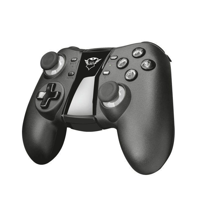Gamepad Trust Gxt 590 Bosi - Bluetooth - 2 Joystick Analogicos- Panel Digital 8 Direcciones - 13 Botones Programables - Pinza