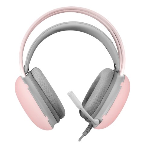 Headset Mars Gaming Mh-glow Pink Jack 3.5mm Y Alimentacion Por Usb Iluminacion 360º Chroma En Diadema Y Auriculares Sonido Ul