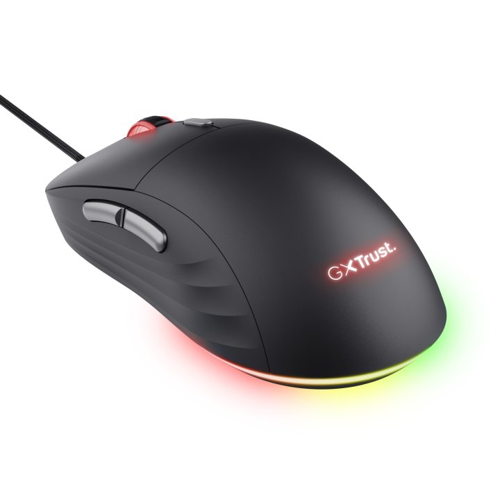 Mouse Trust Gaming Rgb Gxt 925 Redexii 25125 Usb Iluminacion Rgb 10000dpi 6 Botones Programables
