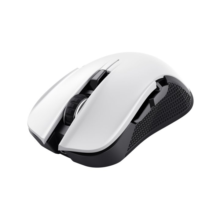 Mouse Trust Gaming Wireless Rgb Gxt 923w Ybar Rgb 7200dpi 6 Botones Recargable 50h Color Blanco 24889