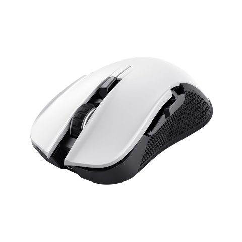 Mouse Trust Gaming Wireless Rgb Gxt 923w Ybar Rgb 7200dpi 6 Botones Recargable 50h Color Blanco 24889