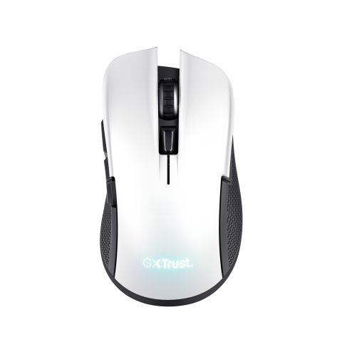 Mouse Trust Gaming Wireless Rgb Gxt 923w Ybar Rgb 7200dpi 6 Botones Recargable 50h Color Blanco 24889