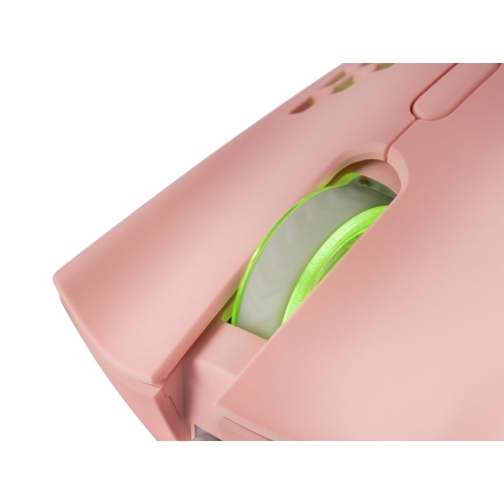 Mouse Mars Gaming Rgb Mmex Dise¾o Hive Pink 32kdpi Pixart 3389pro Switch Superficie Perforada Iluminacion Rgb Chroma