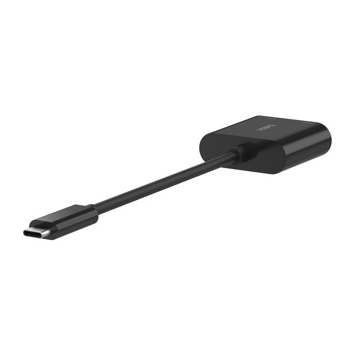 Adaptador Belkin Inc019btbk Usb-c A Ethernet + Carga 100w Color Negro