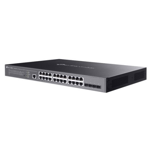 Switch Semigestionable Jetstream Tp-link Sg3428xmpp L2+28p 8xpoe++ Gb 90w 16xpoe+ Gb 30w 4xsfp+ 10g Carcasa Metalica Rack